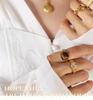 Korean Style Fashion Seashell Pendant Necklace, Gold Plated, Fade Resistant, Perfect for Commute, Travel, and Vacation.