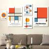 Bauhaus Piet Mondrian Geometric Wall Art Canvas Painting Nordic Posters And Prints Wall Pictures For Living Room Modern Decor