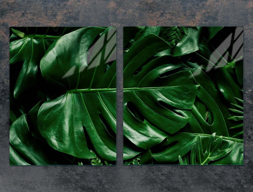 SZKLANA PŁYTA OCHRONNA NA KUCHENKĘ 85x52 MONSTERA