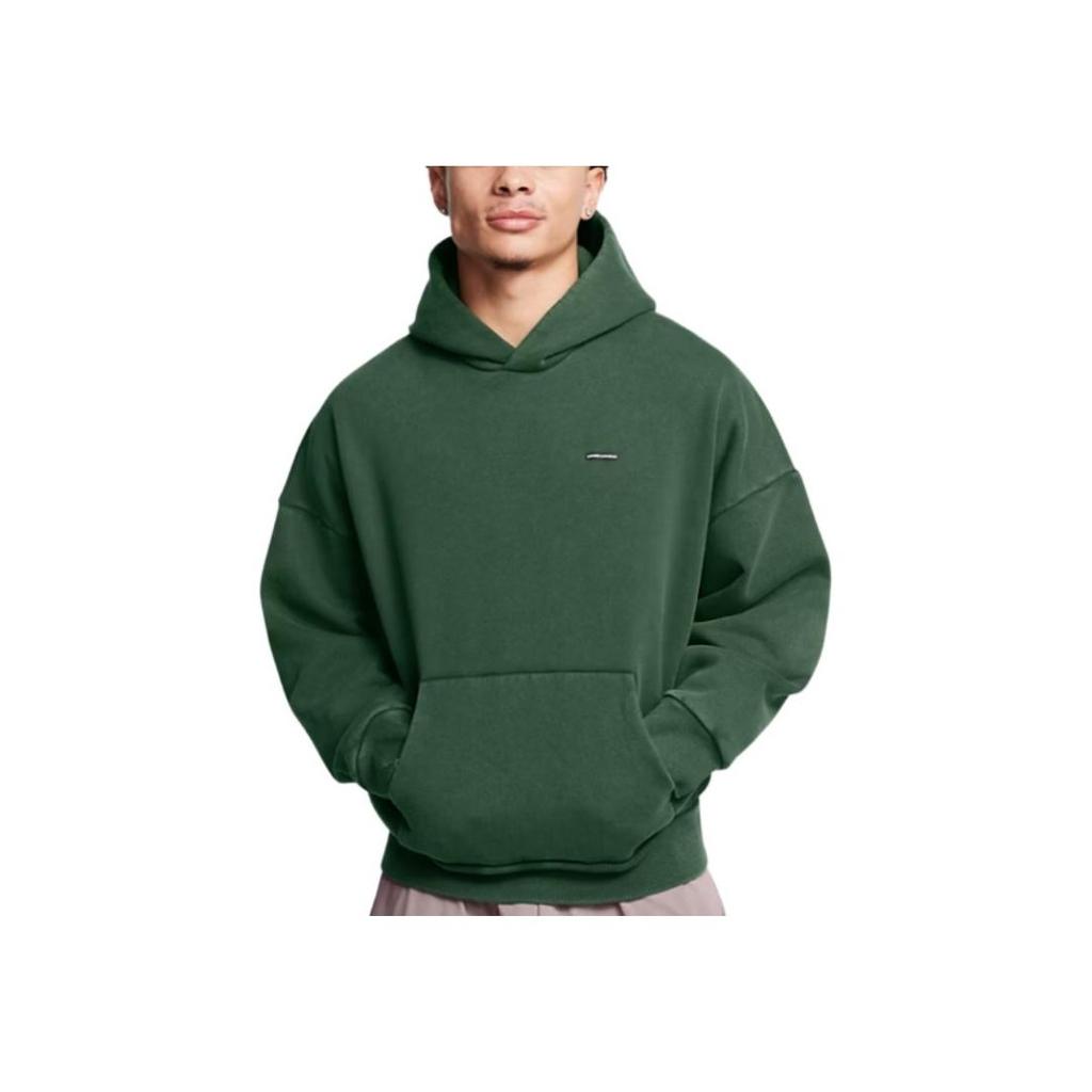 Under Armour Icon Solid Color Casual Long Sleeve Hoodie Men Hoodies Forest-Green 1386552-301
