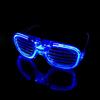 LED Light-Up Louver Glasses - Flashing Party Accessories for Disco & Bar Events