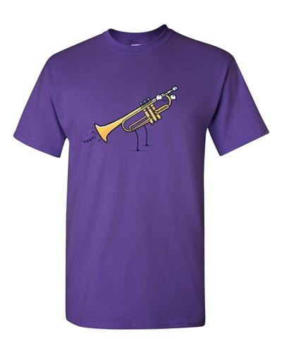 Randy Otter Toot Musical Instrument DT Novelty Adult T-Shirt Tee Unisex T-Shirt L