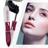 Black 4D Silk Fiber Mascara Waterproof Silk Fiber Volume Double Lengthening Curling Eye Mascara