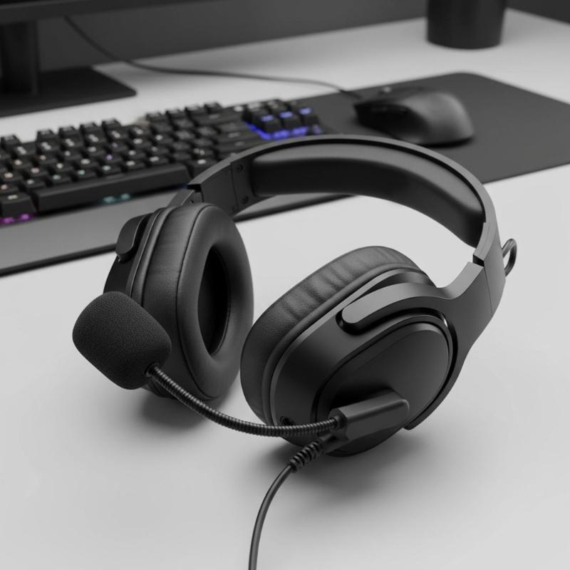 Replacement Mic Boom for IKF Headsets Microphone Boom for Consoles and PC Gaming Headsets Office