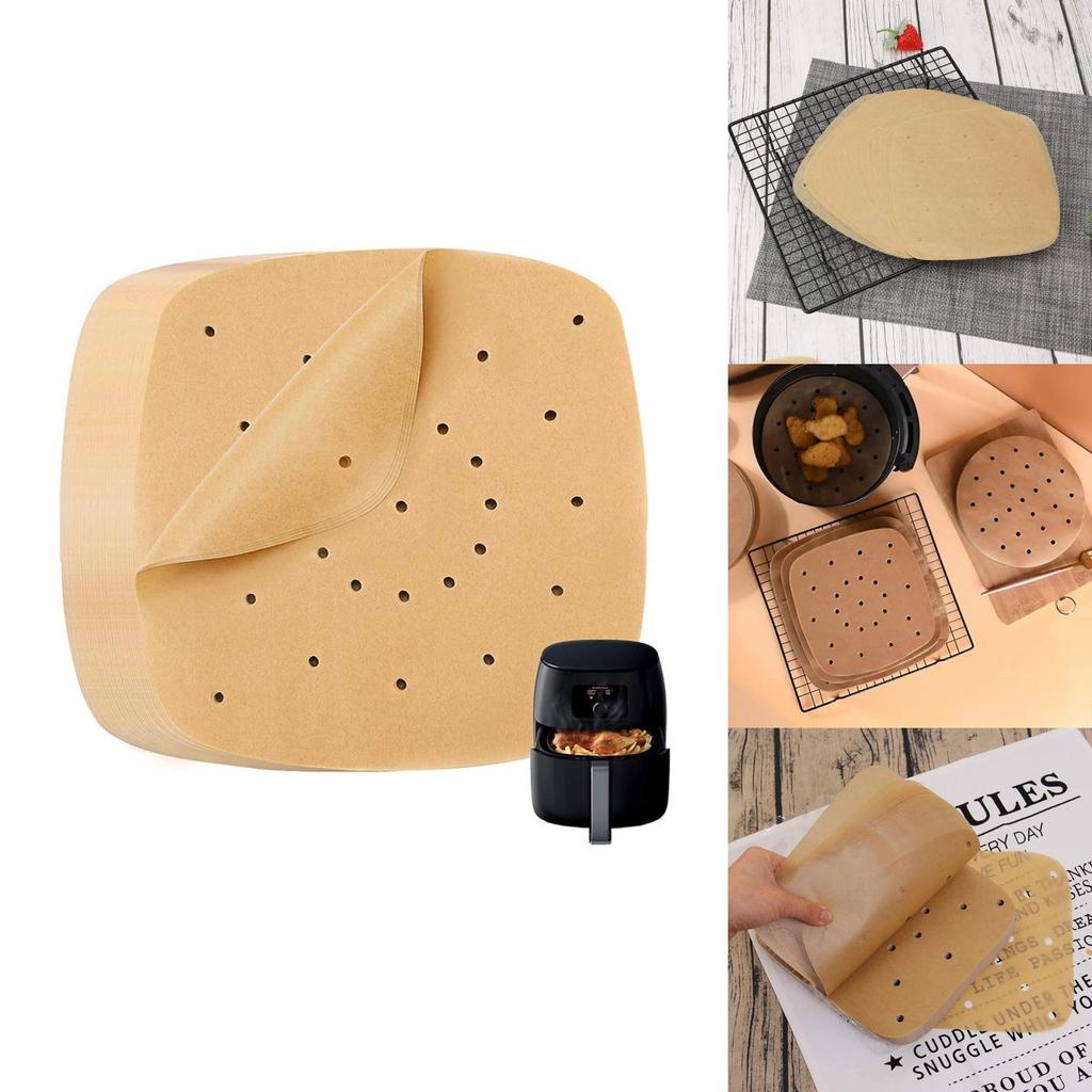 Eco-friendly Round Parchment Paper For Air Fryers Designed For Effortless Baking And Cooking