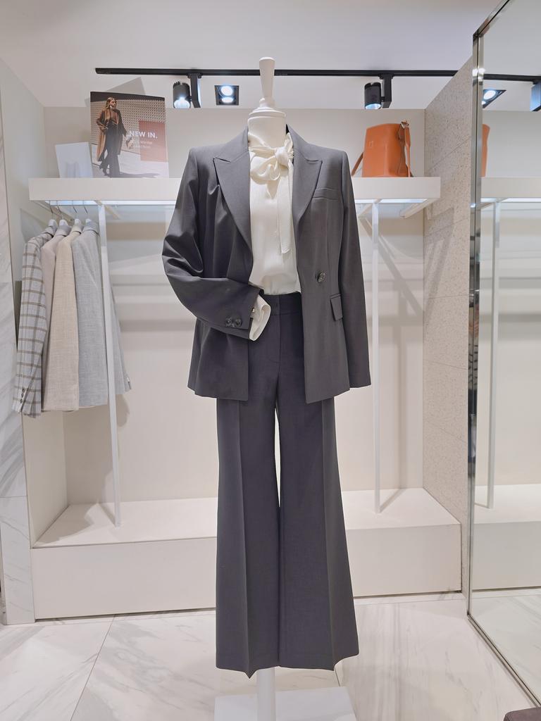 The Izet Women's Suit Set Tailored Double Jacket & Semi Bootcut Slacks