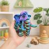 3D-gedruckte Mammutfigur, Elefanten-Ornament mit beweglichen Gelenken, Tier-Fidget-Spielzeug zur Stressbewältigung für Kinder, Dekoration für Zuhause und Büro