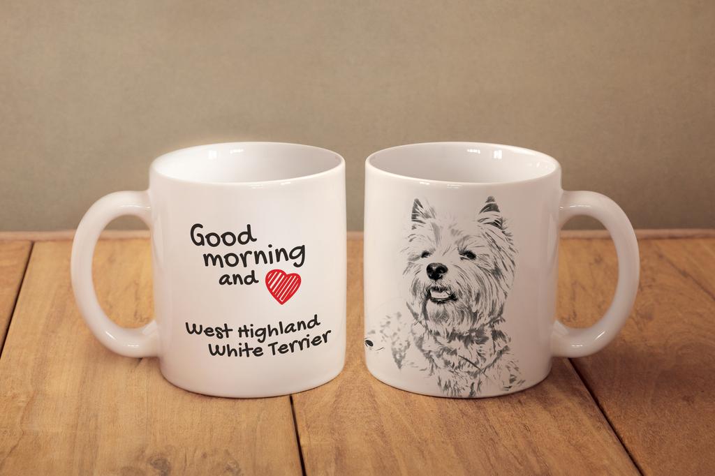West Highland White Terrier, Westie, Westy - Cup with a Dog, Personalized Cup with a Print, a Classic Gift for Everyone from the Art-Dog Brand