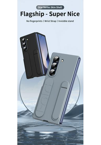 Etui do Samsung Galaxy Z Fold7/6: Zintegrowana podstawka, folia i pasek na nadgarstek do Fold5/4.