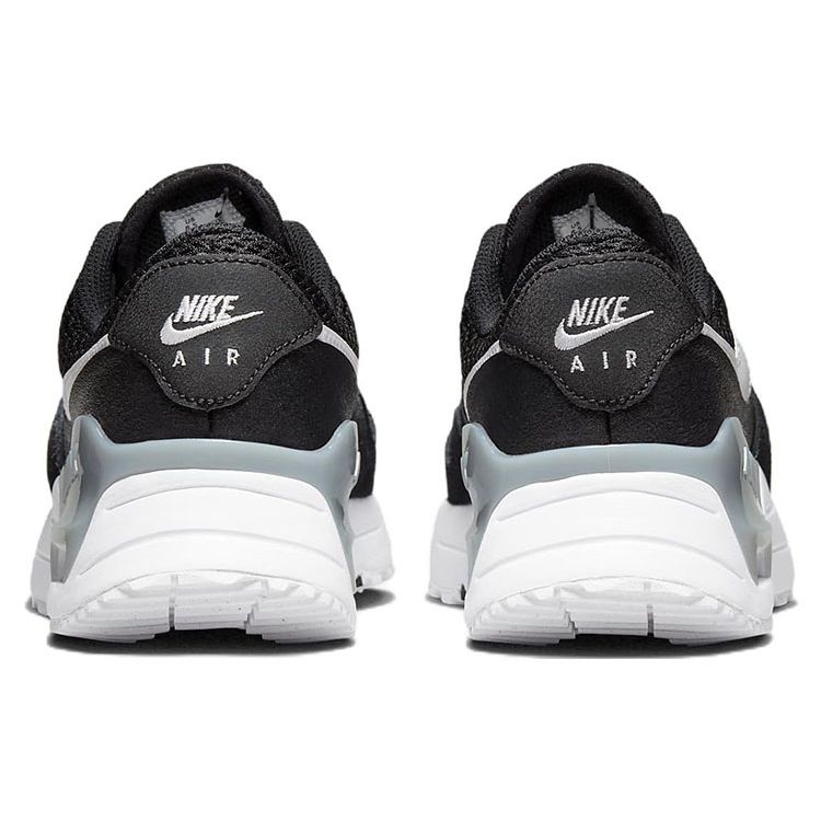 Nike Air Max SYSTM Black Wolf Grey Women Sneakers White DM9538-001