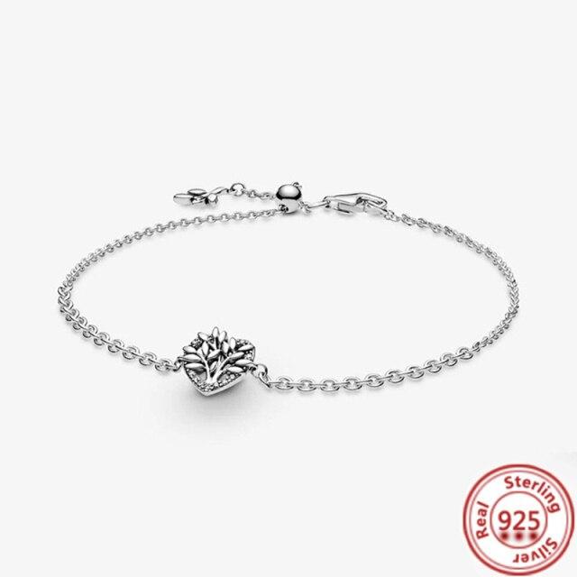925 Sterling Silver Basic Snake Chain Fiori Blu Ondulato Slider Bracciali Adatti Originale Marchio Charms Donne Ragazza Fai da Te Creazione Gioielli