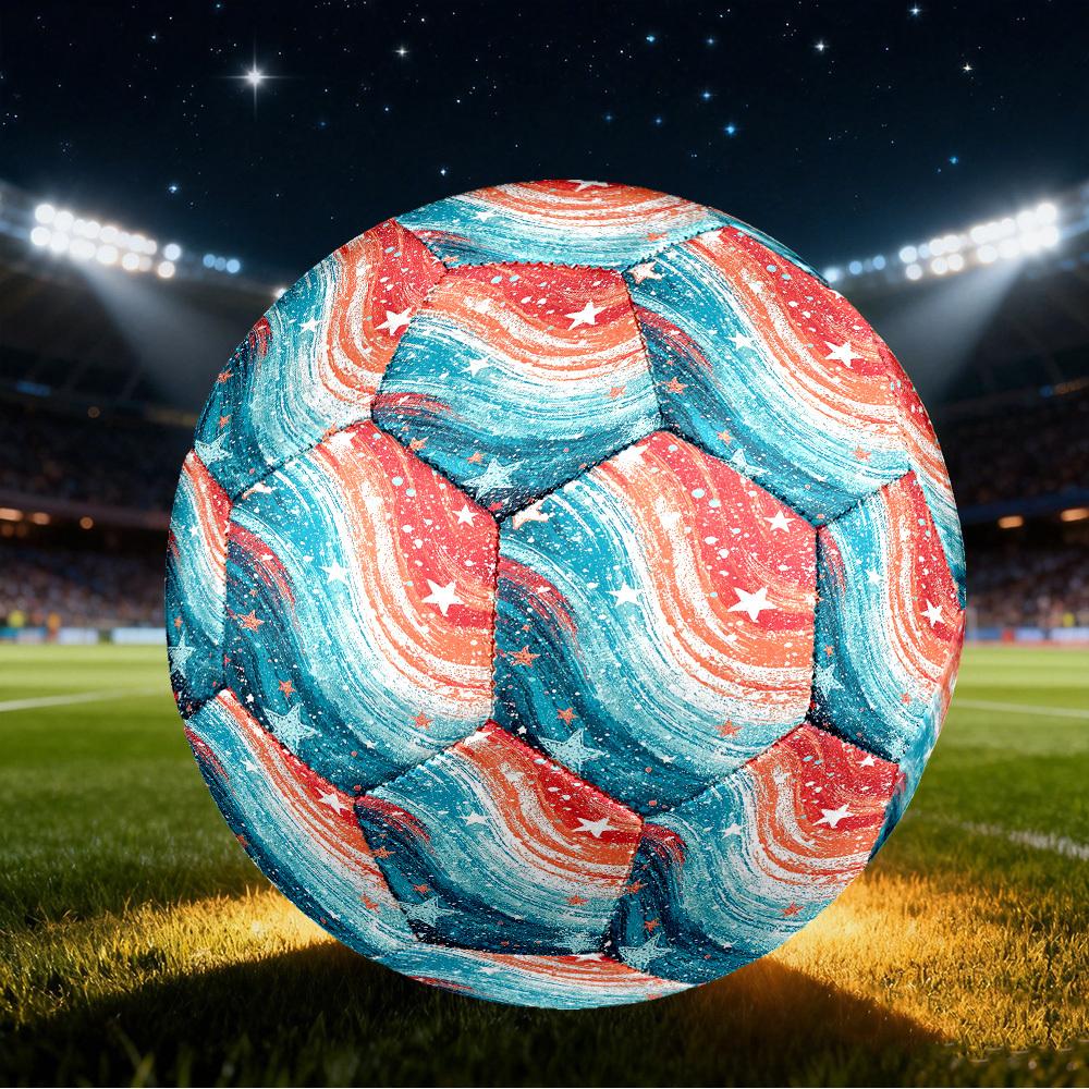 1pc Celestial Wave Size 5 Soccer Ball Professional Match Training Football Indoor &Outdoor Sports Ball Lightweight Durable c65188