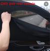 Double layer Car Rear Side Window Sunshade UV Protect Perspective Mesh W/ Zipper