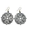 @ Unique Earrings Plaid Hollow Alloy Plating Earrings For Ladies Girls Zr-1537-60%Off