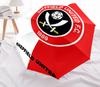 Sheffield United, automatic folding umbrella, portable and foldable design, 8 ribs, a Christmas or birthday gift.