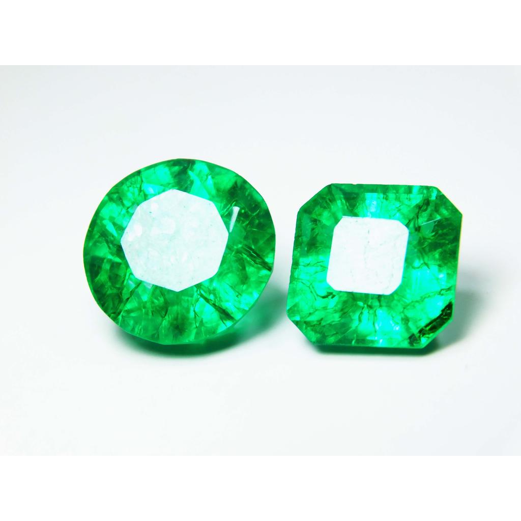 8 Carat CERTIFIED Loose Gemstone Natural Emerald Green Mix MULTTIQ13