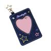 Photocard Holder Keychain ID Badge Holder with Keychain Student Bus Card Pendant Keychain for School,Office,Travel