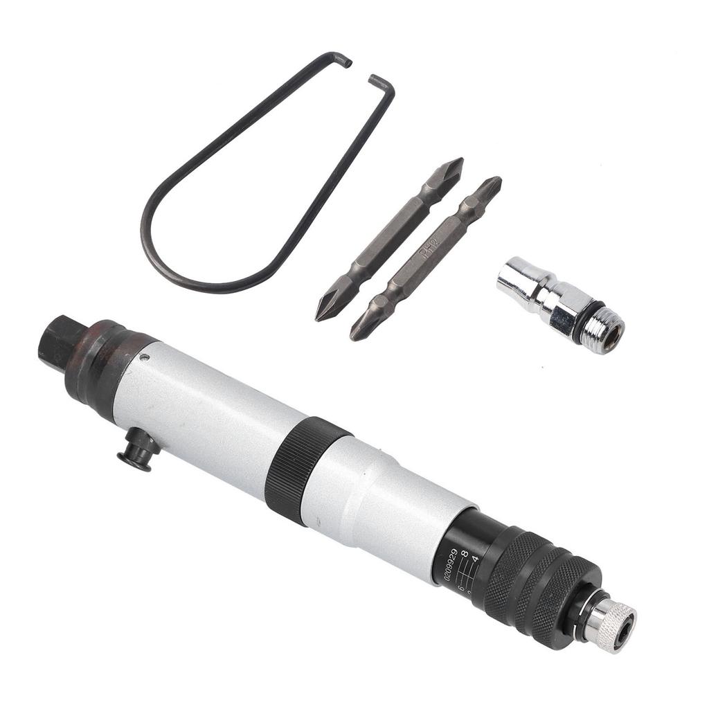 1/4in Clutch Type Pneumatic Screwdriver Contact Pressure Adjustable Torque Control Screwdrive
