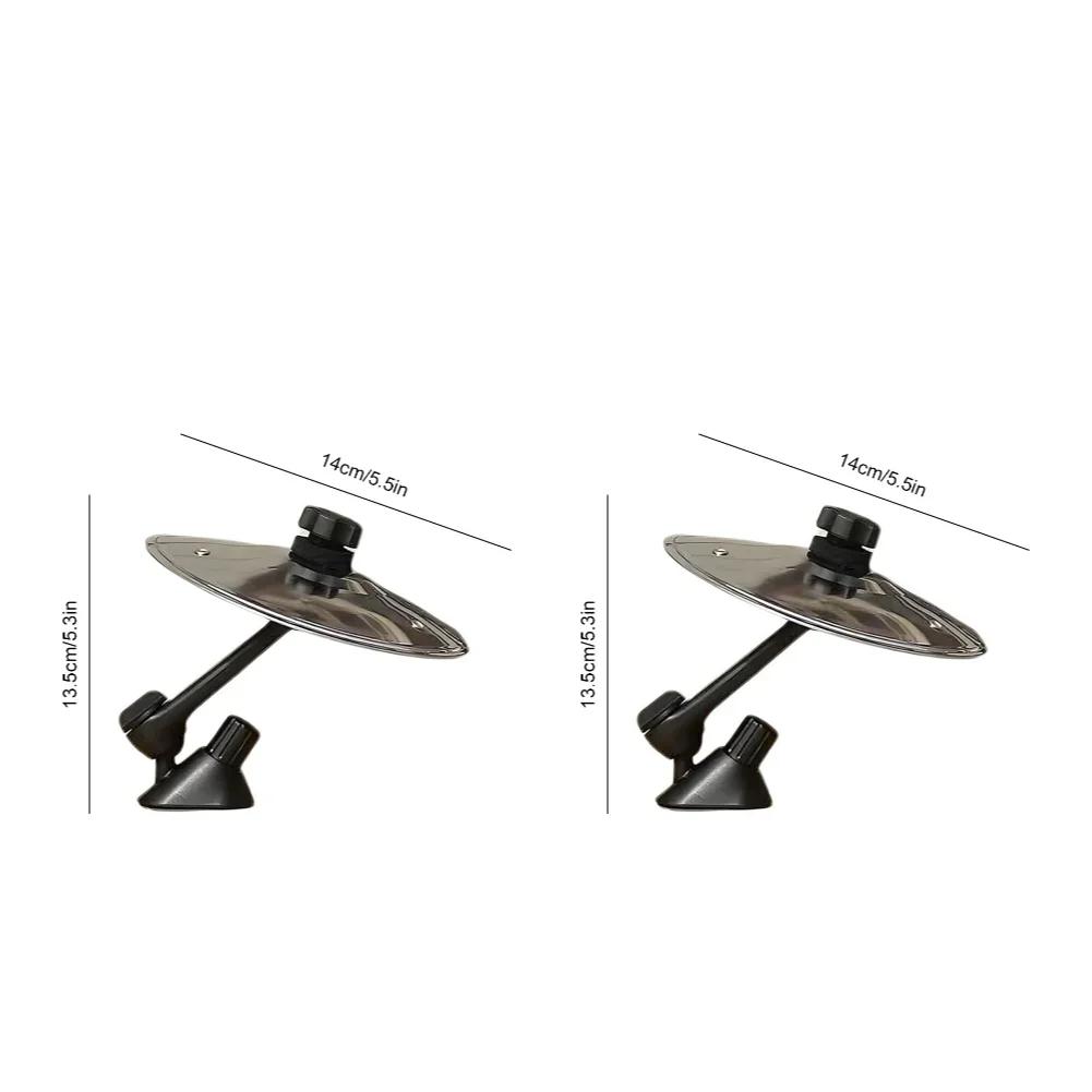 1/2PC Car Crash Cymbal Air Vent Mini Drum Car Drum Cymbal Air Vent Car Hand-shooting Cymbals Musical Instrument For Car Interior