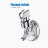 Adjustable Angle Shower Head Holder With Suction Cup Handheld Wear-resistant Wall-mounted Bathroom Bracket