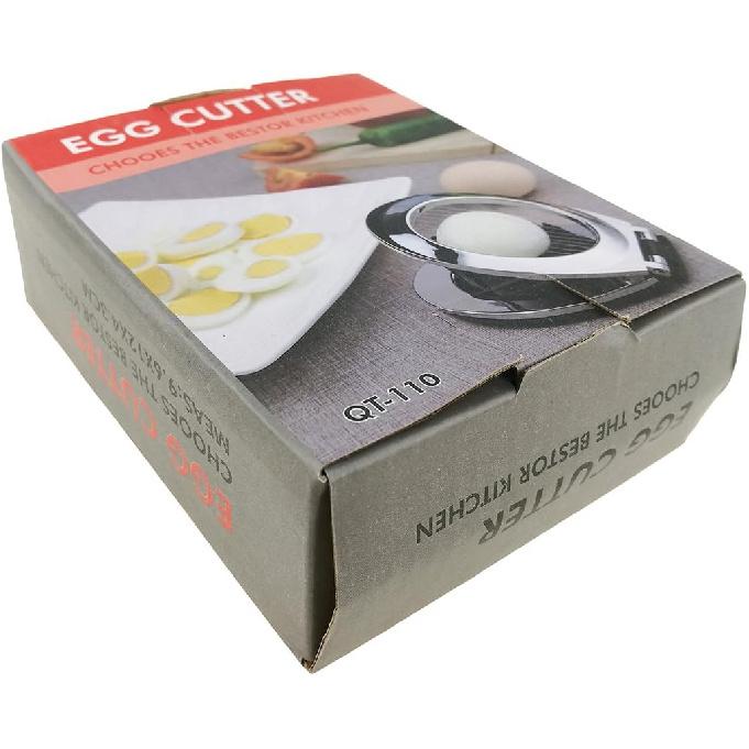 Stainless Steel Egg Slicer With 3 Slicing Styles