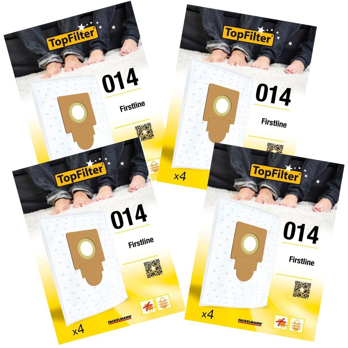 

Набор из 4 упаковок по 4 мешка для пылесоса 64014 для Firstline TopFilter Premium ref. 9995250