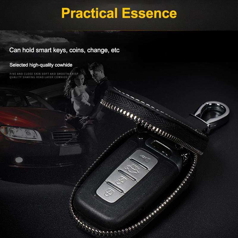 Koženkový obal na klíč od auta s kroužkem na klíče Chránič Taška Pro Opel Astra H G J Insignia Mokka Zafira Corsa Vectra C D Antara