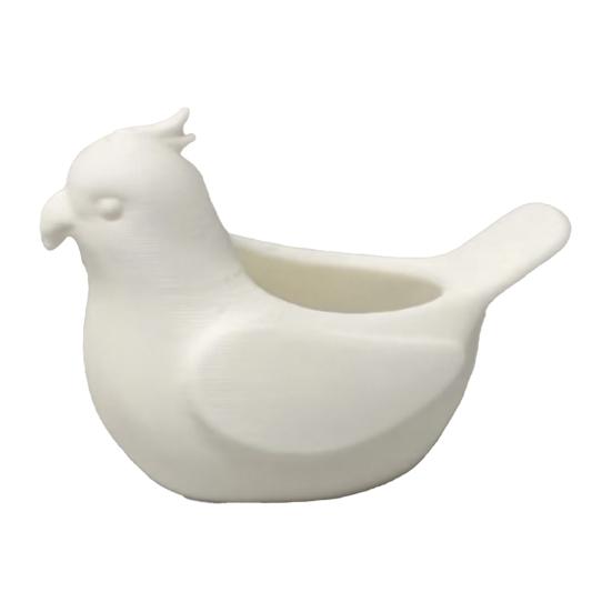Small Modern Style Flowerpot Bird Shape Flowerpot, Handheld Size Durable PLA Flower Pot, Healing Mini Desktop Planter 3D Printed Creative Planter, for