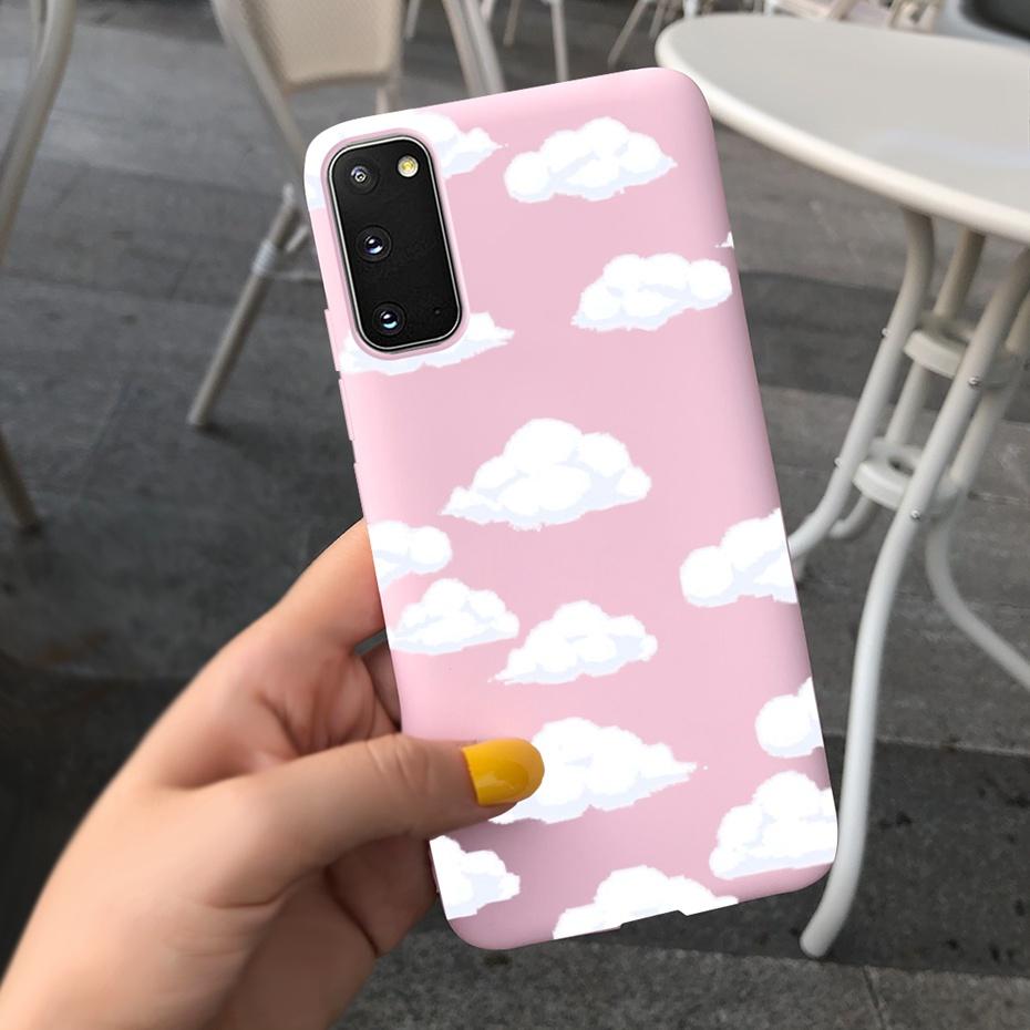 For Samsung Galaxy S20 5G S20+ Case Cover Fashion Soft Silicone Macaroon Phone Cases For Samsung S20 FE S 20 Plus S20Plus Funda