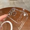 Ultra Thin Clear Hard Magnetic For Magsafe Case For iPhone 17 Air 16 15 14 13 12 Pro Plus Max Acrylic Glass Camera Bumper Cover