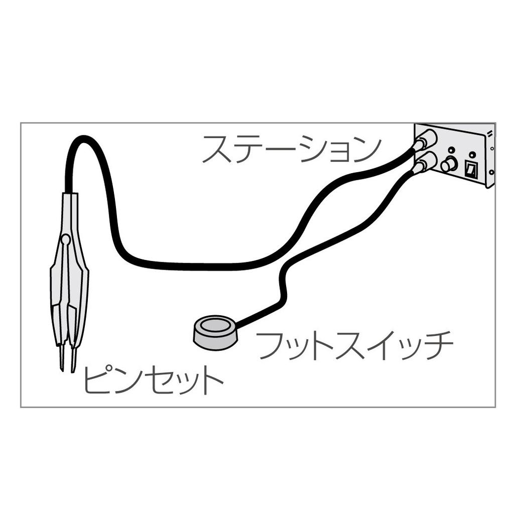 HOZAN Foot Switch (Optional Part) - Ideal for Long, Continuous Work - Compatible with HS-401 and HS-419