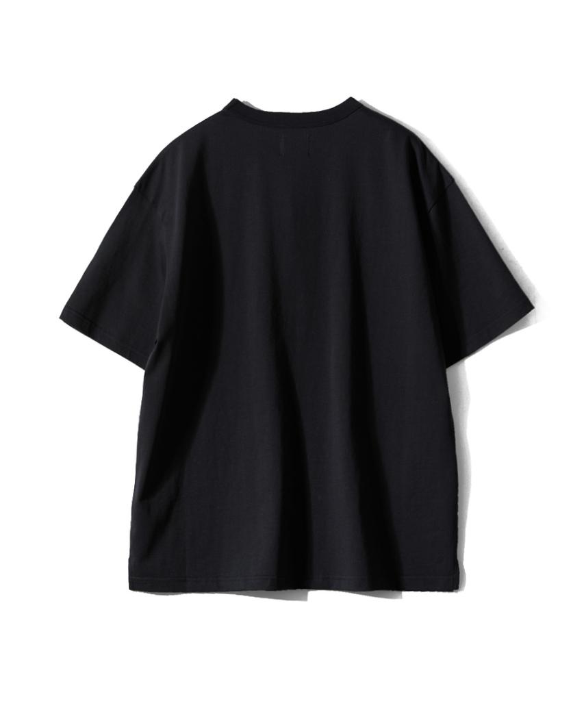 Holliseon Lawrence Short Embroidery T-Shirt Black