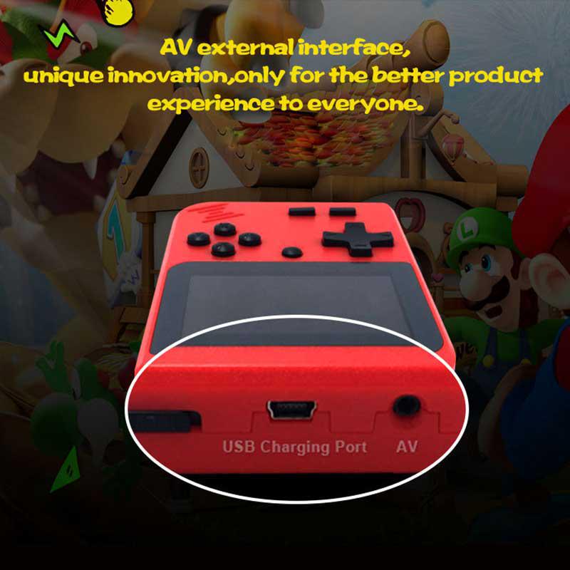 2020 New Built-in 400 Games 1000mAh Battery Retro Video Handheld Game Console
