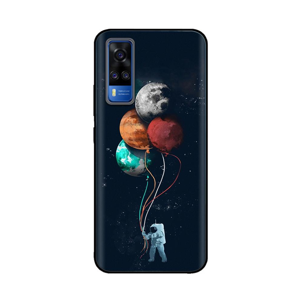 Für vivo Y31 2021 Hülle Weiche Schwarze Silikon Rückabdeckung Fundas Für Vivo Y51a Y51 2020 Dezember V2030 Y 51 VivoY31 V2036 Handyhülle