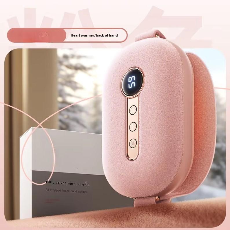 Winter Explosion-proof Electric Hand Warmer Mini USB Velvet Hand Warmer Power Supply Two-in-one Full Package To Carry with You