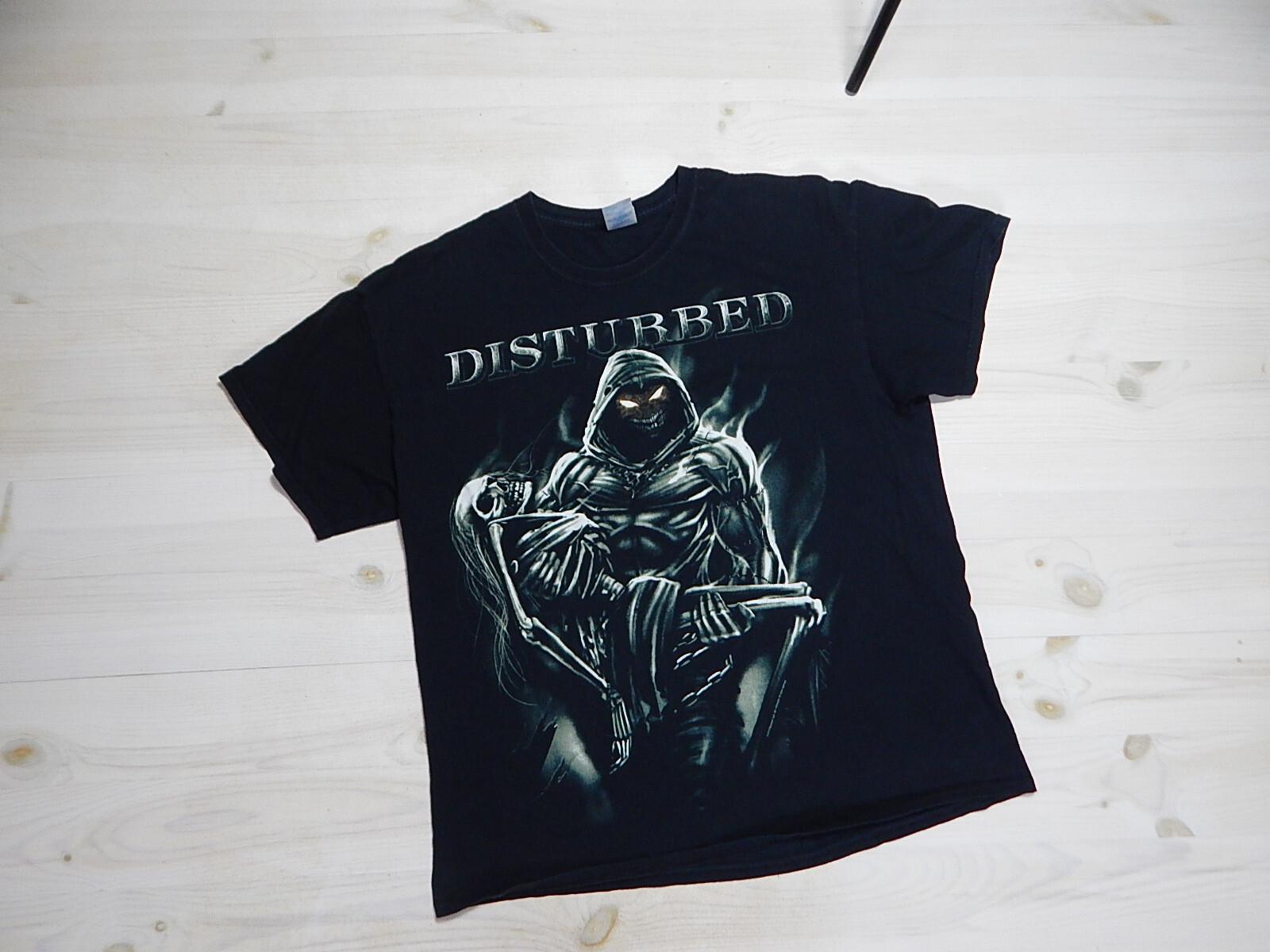 vintage y2k disturbed nu metal hard rock band tee size xl XXL