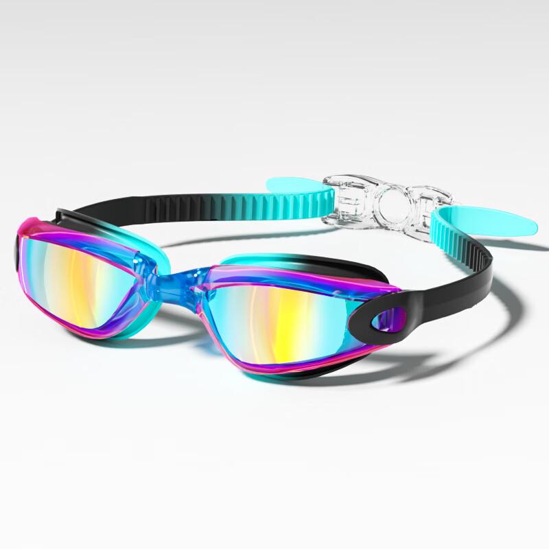 Yuzhan Children s Anti-Fog Swimming Goggles - Dazzling Black Blue 2-Pack