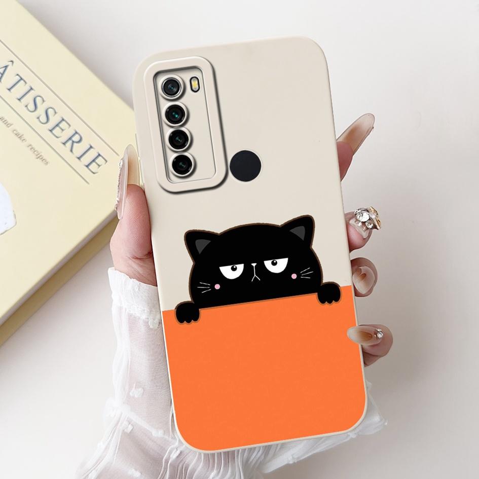 For Xiaomi Redmi Note 8 8T Case Fashion Painted Camera Protection Square Silicone Coque Soft Cover For Redmi Note8 Note8T Fundas
