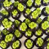 Imitation Dark Purple Mangosteen Squishy Toy Lifelike Fruit Model Slow Rising Toy Anxiety Relief Desktop Leisure Plaything