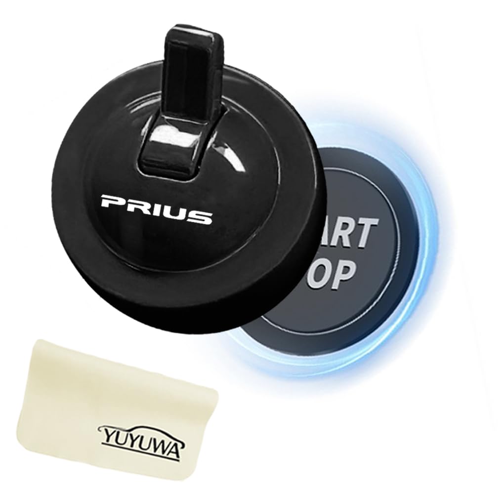 

YUYUWA Крышка кнопки запуска двигателя для Toyota Prius 50 60 Инновационная и DIY Автомобильный цинк Уникальный дизайн Кнопка/Рычаг (30 Серия, Серия, Серия),