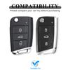 For Volkswagen Vw Polo Golf 7 Golf7 Mk7 Tiguan Skoda Octavia Kodiaq Karoq For Seat Ateca Tpu Transparent Car Key Fob Case Cover