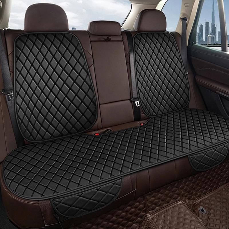 

SEAMETAL PU кожа универсальный автомобильный чехол на заднее сиденье автомобиля защитный чехол для салона автомобиля подушка для стула коврики на все сезоны rear seat cover чёрный