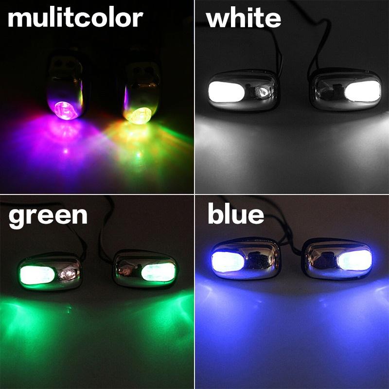 

STONEGO Light Lamp Car Accessories Windshield Washer Wiper Jet Water Spray Nozzle Spout Wiper Washer Car Light зелёный