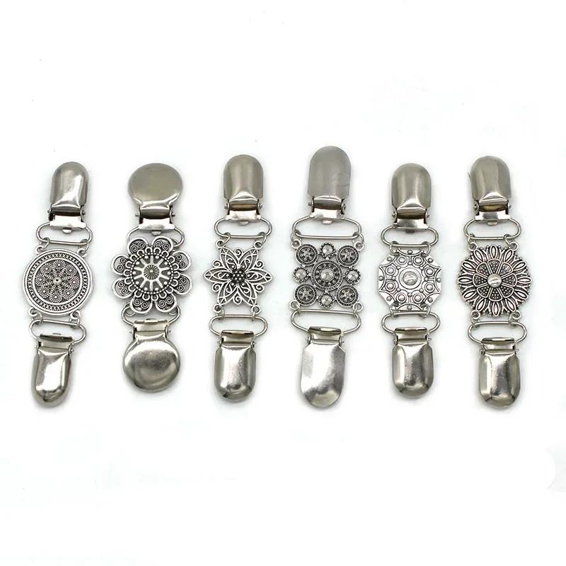 Popular Brooch Clip, Fashionable Vintage Cardigan Sweater Clip, Women's Scarf Buckle, Anti Glare Accessories