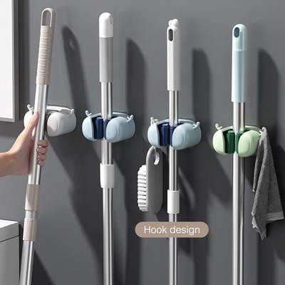 1PCS Antler Non-marking Bathroom Mop Hook