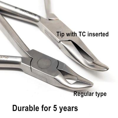 Dental Orthodontic Weingart Plier Cinch Back Plier Wire Bending Forming Forcep Dentist Tool Stainless Steel Serrated Tip