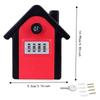 Waterproof Key Lock Box Weatherproof Key Storage Box Combination Lockbox  Construction Site