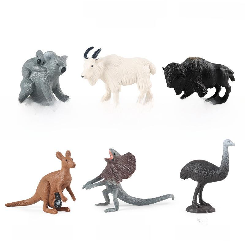 Farm Pasture Simulation Plastic Doll Model Ornament Farmer Worker Animal Woman