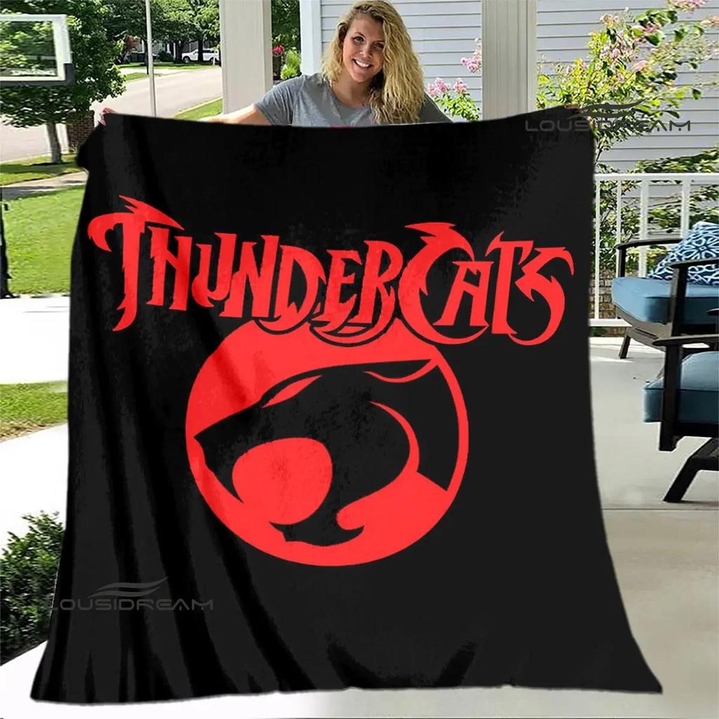 Thundercats anime printed blanket thin blanket Soft and comfortable blanket Home travel blanket bed linings birthday gift