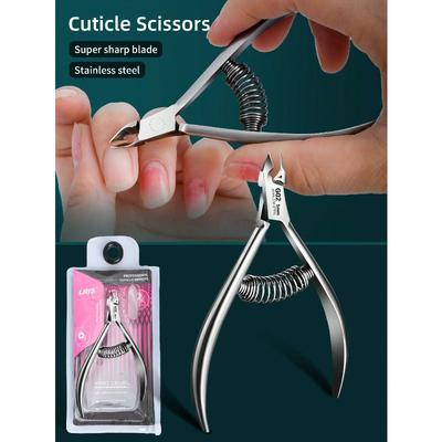 Edelstahl Nagelhautzange, Professioneller Nagelknipser, Nagelhautschneider, Nagelpflege Werkzeuge, Für Maniküre Pediküre Nagelkunst Werkzeuge
